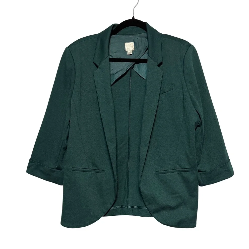 LC Lauren Conrad Old Money Tailored Blazer Womens Size 16 Power Power Minimalism
